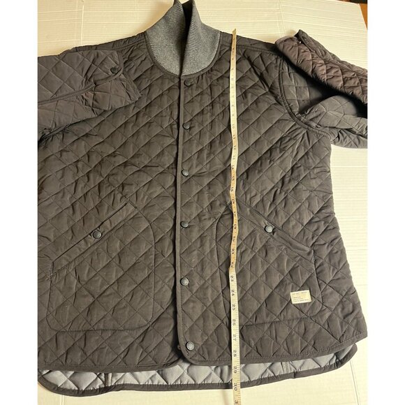 Frank & Oak Mens Quilted Jacket XL Outerwear Polyester/Nylon Blend black - Picture 12 of 12